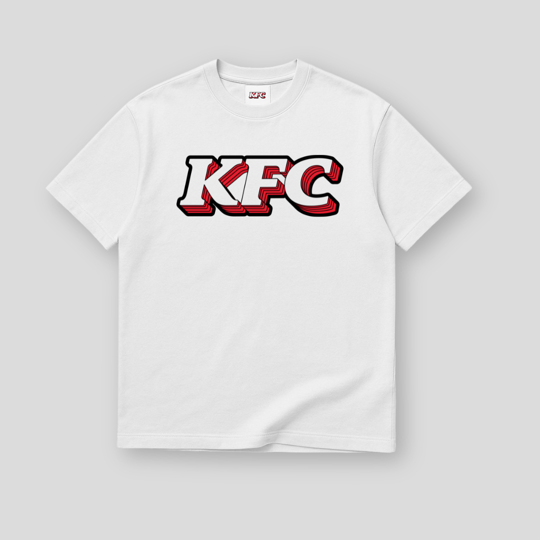 3D KFC logo tee - White