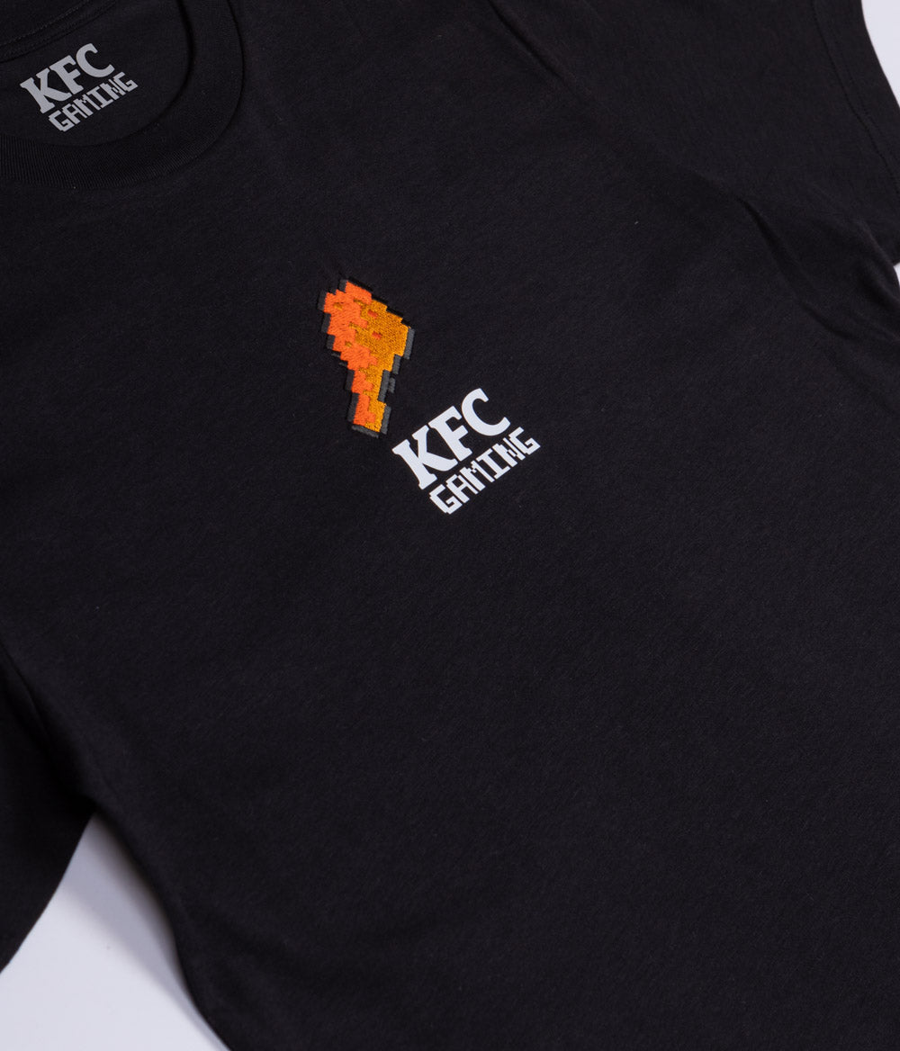 8bit Drumstick KFC Gaming Tee - Black