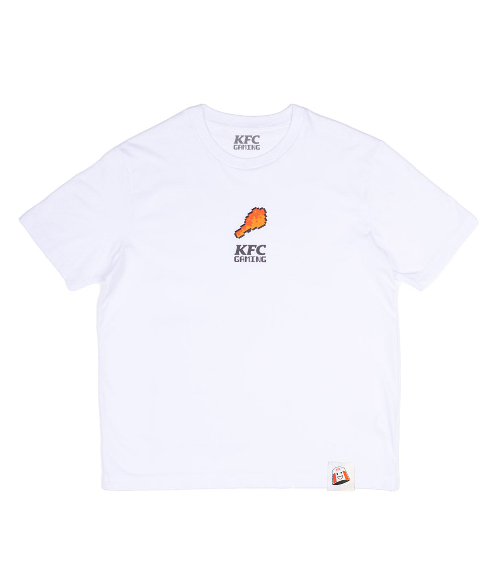 8bit Drumstick KFC Gaming Tee - White