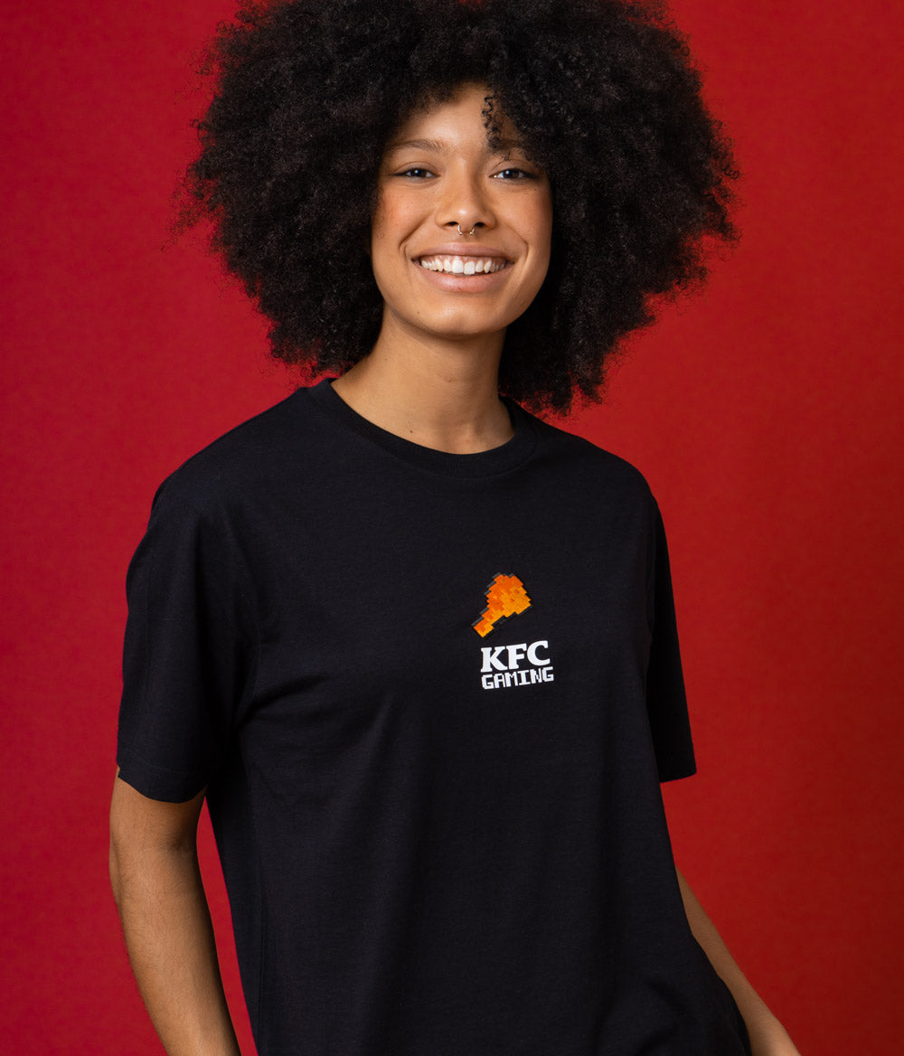 8bit Drumstick KFC Gaming Tee - Black