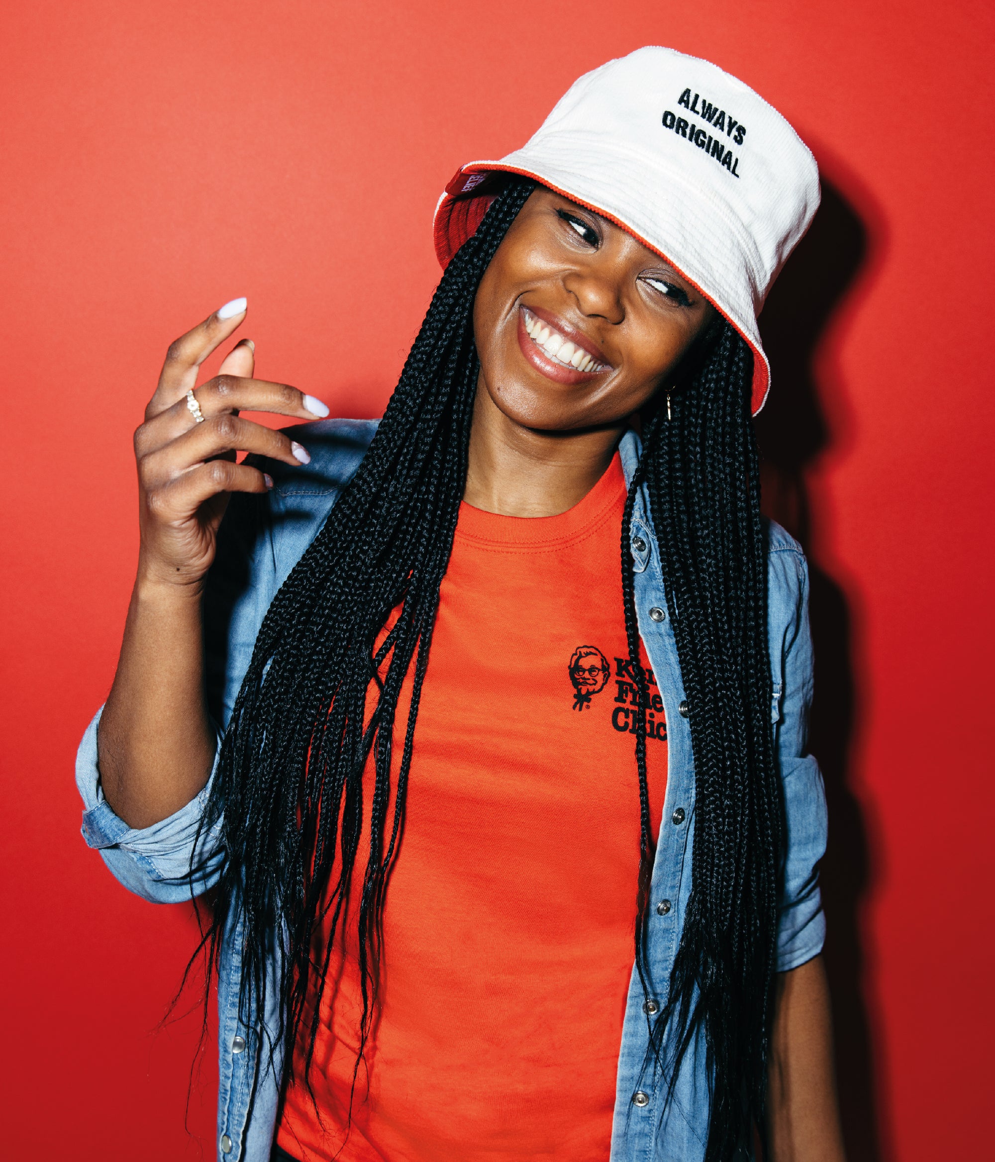 KFC x Comic Relief White Bucket Hats KFC Merch UK&I KFC UK&I Shop