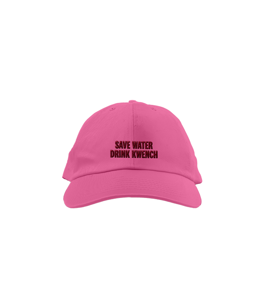 Save Water Drink Kwench Pink Cap