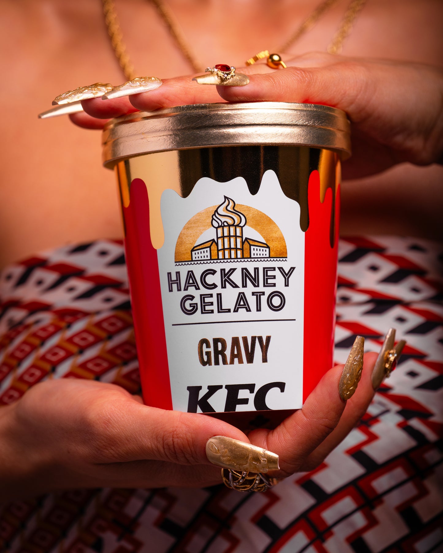 Gravy Gelato by KFC x Hackney Gelato