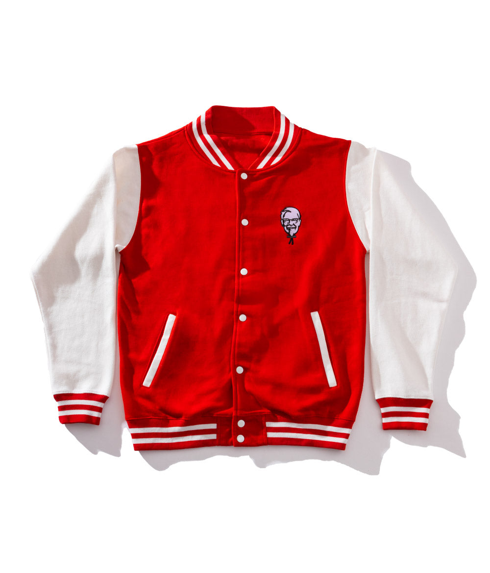 Red and white deals jacket